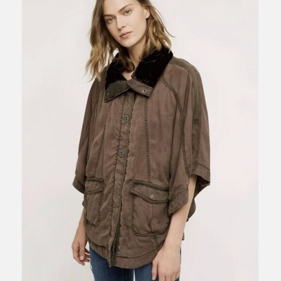 Anthropologie Hei Hei Todra cape jacket size L - Picture 3 of 15